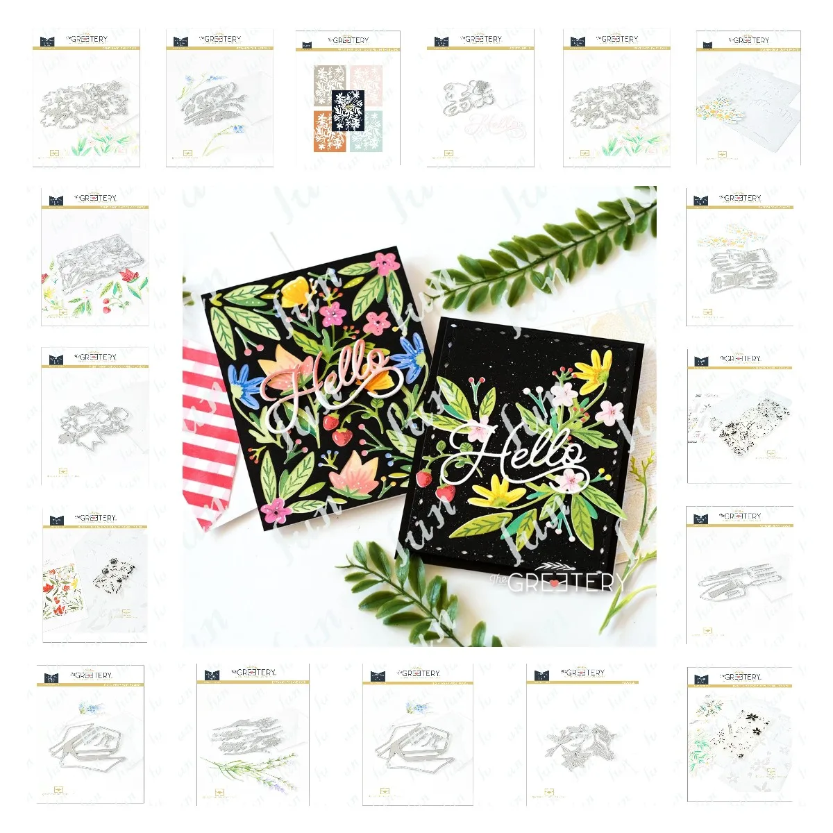 Botanicuts Garden Flowers Gloves Lavender Metal Cutting Dies Stamps DIY Scrapbook Diary Greeting Card Embossing Stencil 2022 New