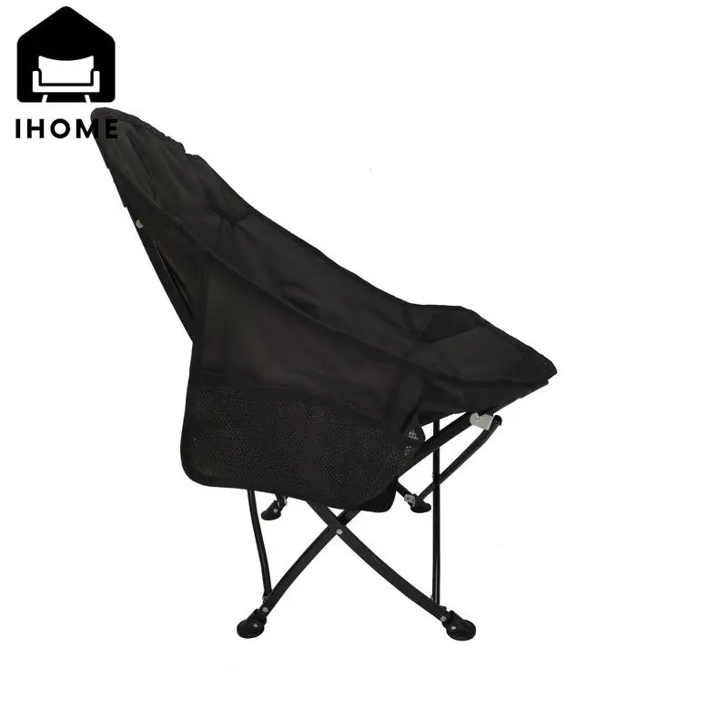 

IHOME Outdoor Folding Chair Portable Ultra-light Moon Chair Camping Fishing Small Bench Leisure Backrest Beach Chair Art Chair