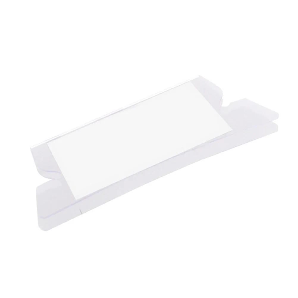 25 linguette per cartelle sospese etichette per file in plastica trasparente etichette per cartelle di file riutilizzabili facile identificazione ufficio scuola
