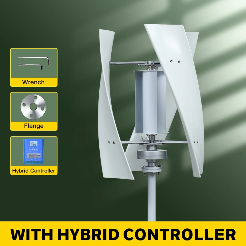 2000W Gratis Energie Verticale Windturbine Generator Magnetische Dynamo Gratis Energie Sterke Kracht AC 220V Inverter Uitgang Voor Thuisgebruik