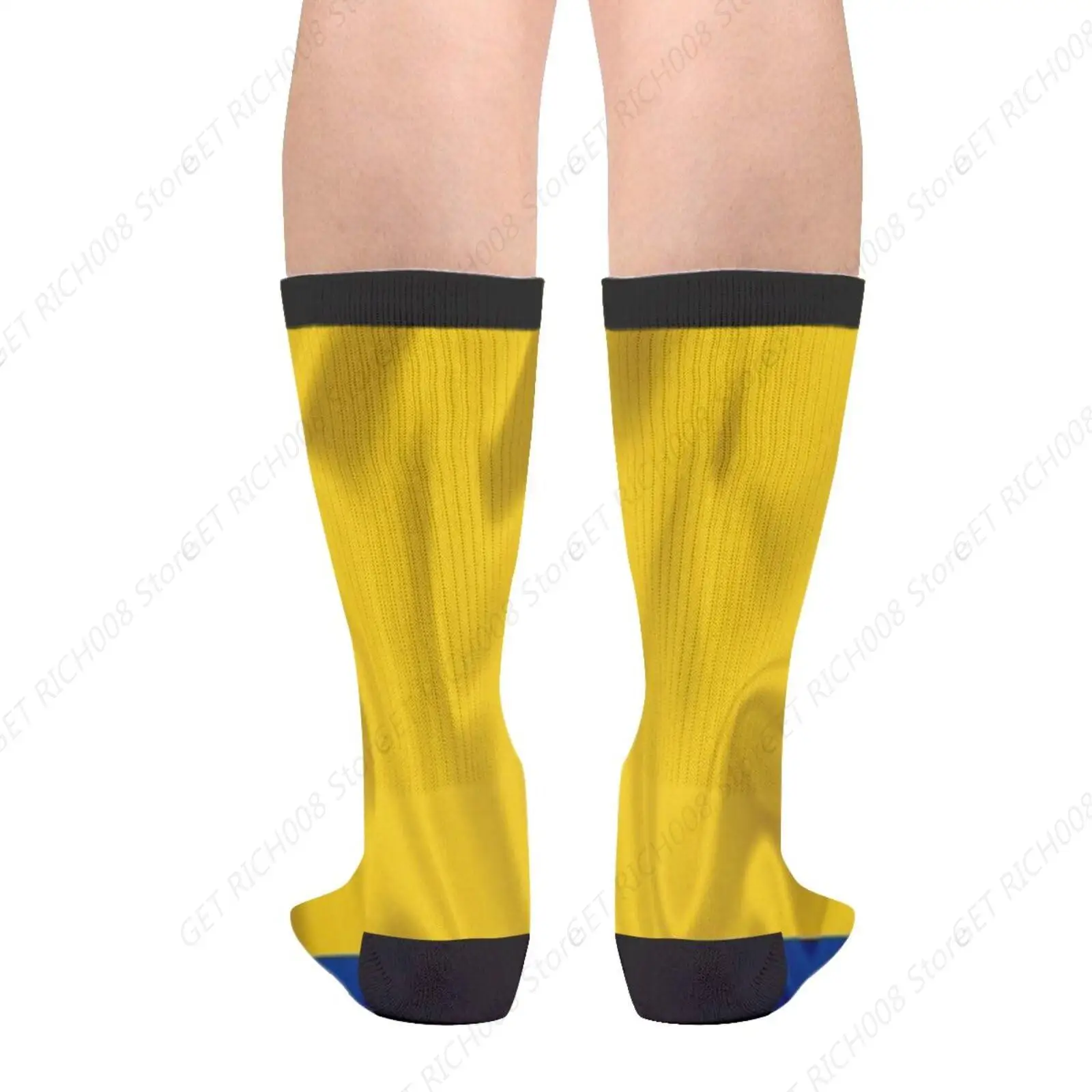 Colombian Flag Colombia South America Silk Flag Of Colombia Casual Funny Funky Novelty Socks For Men Women