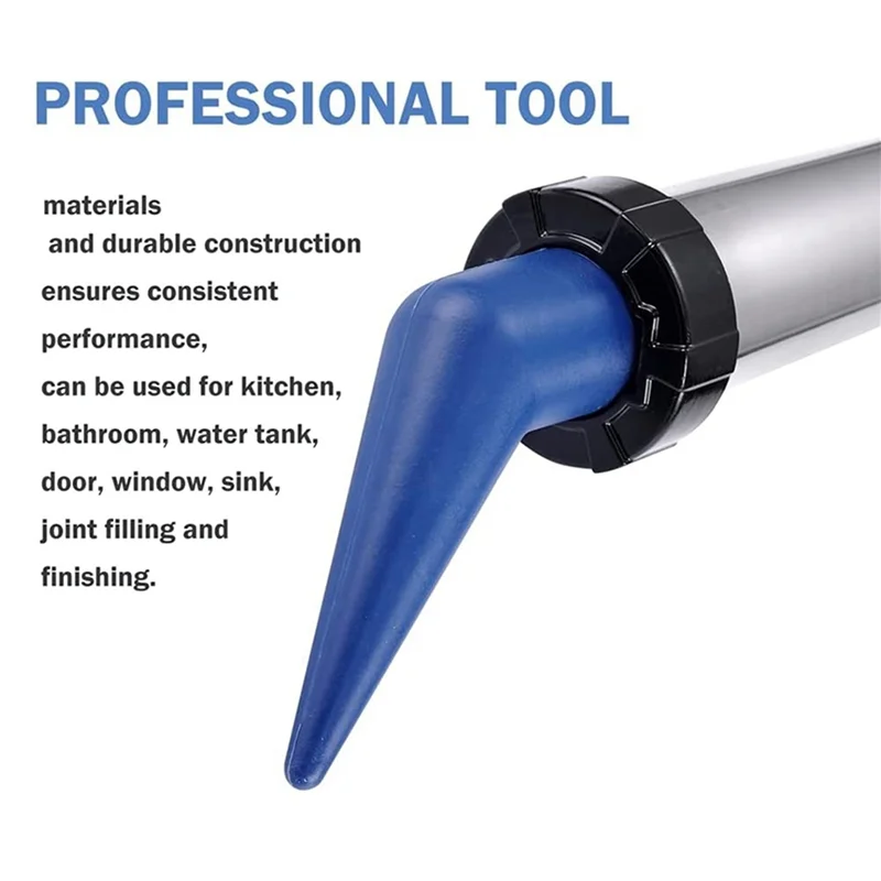

Fresh 200 Pieces 45° Angle Nozzle For Bulk Caulk Tool, Cones Nozzles Caulking Nozzle Caulk Nozzle Applicator Replacement Blue