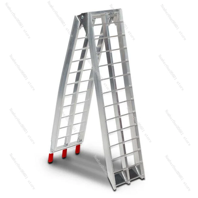 Aluminum alloy folding loading slope plate, ramp steps