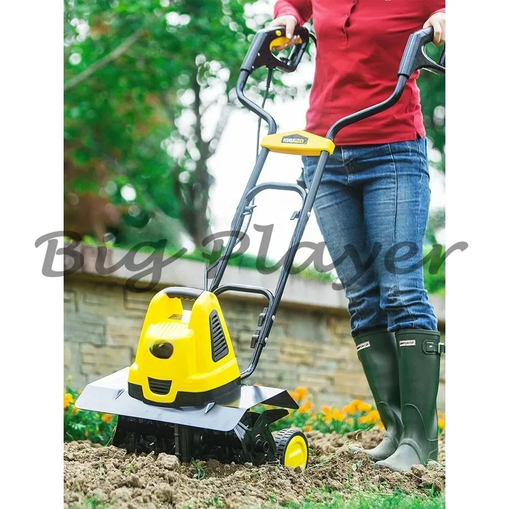 2400W Electric Small Tillage Ripper Micro-tiller Household Small Plowing Machine Scarifier Orchard Greenhouse Rotary Tiller 220V