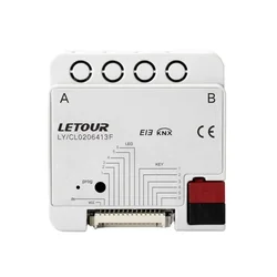 KNX/EIB  Embedded 2-channel dry contact curtain module Smart Hotel System KNX Smart Home System