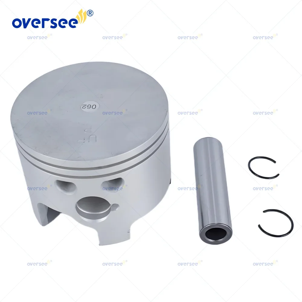 Oversee 785-854686A11 Piston Kit Port STD for Mercury 240 EFI Sportjet Jet Drive Outboard Engine 854686A11