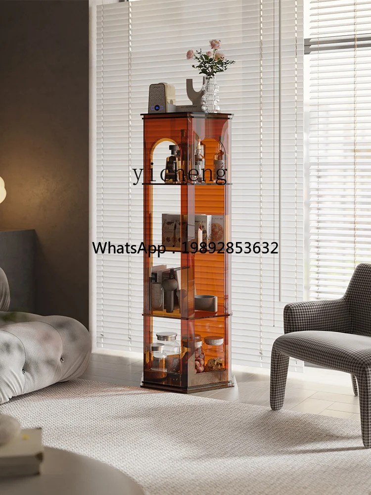

light luxury living room storage display cabinet Nordic corner rack storage corner wine cabinet creative storage
