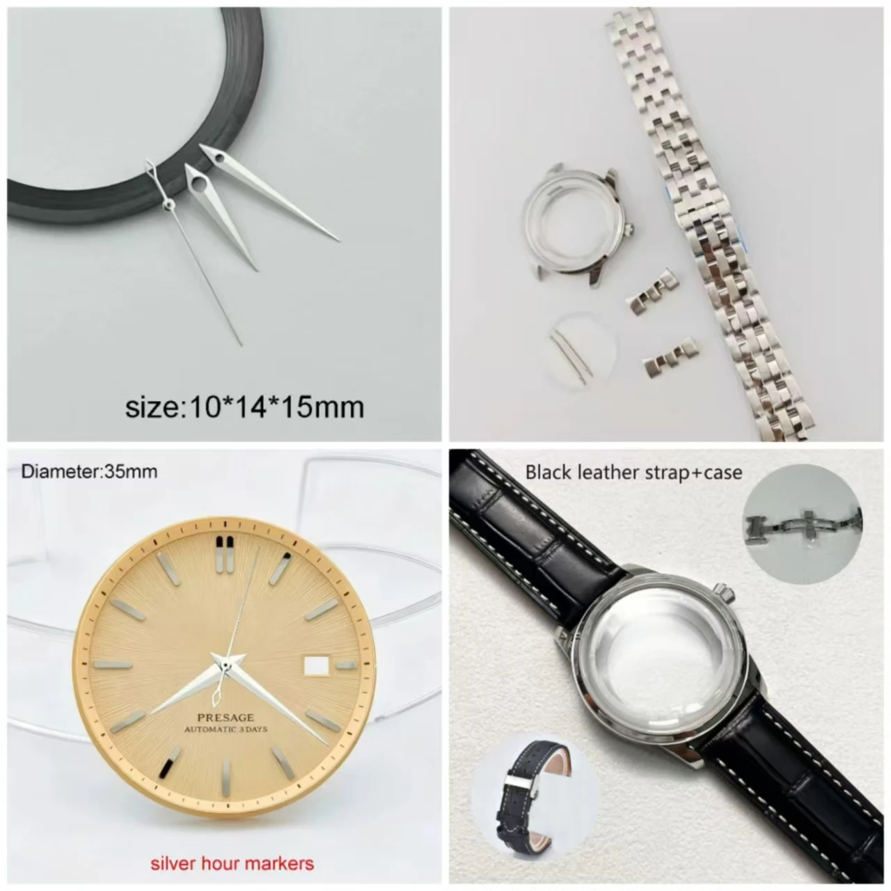 35mm S logo presage NH35 dial s dial SPB463J1 no luminous 35mm fit NH35 automatic mechanical watchmods modification parts