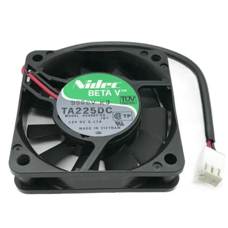 LZ Новый охладитель Nidec TA225DC H34587-55 DC12V 0,17A 6 см Охлаждающий вентилятор 6015 60X60X15MM LZ Новый охладитель Nidec TA225DC H34587-55 DC12V 0,17A 6 см Охлаждающий вентилятор 6015 60X60X15MM