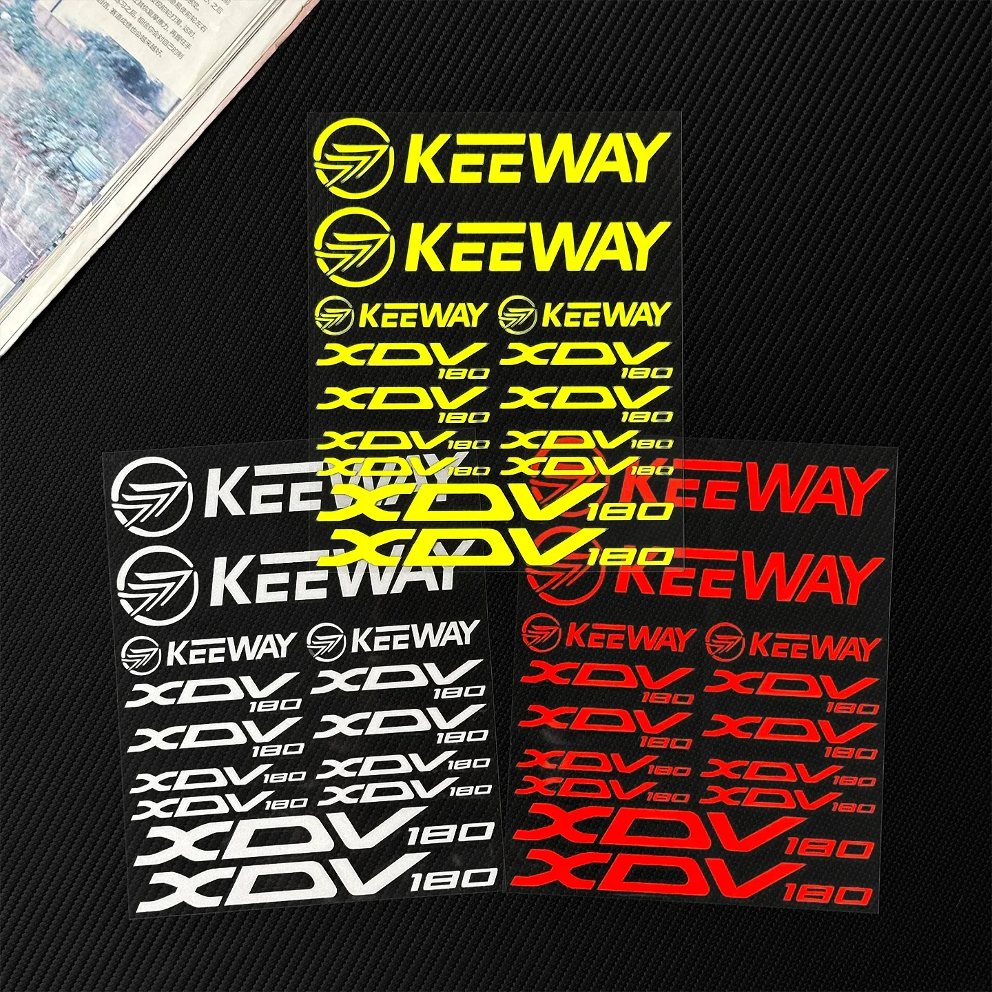 For KEEWAY XDV180 Blueshark Scooter Motorcycle Stickers Set Moto Bike Side Panel Windshield Tail Box Vinyl Decals Accessories view 4