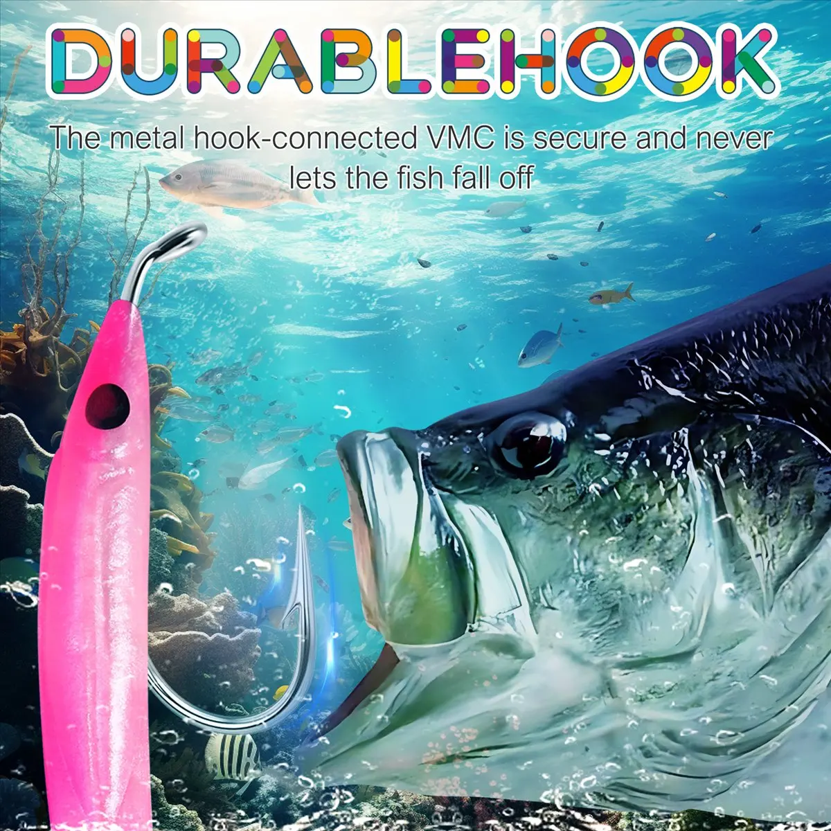 New Arrival Fashion  Fake Fishing Lure Sea Fishing Lure Bait with Hook Eel Bait 5cm/0.6G T Tail Soft Insect Simulation Bait 15Pc