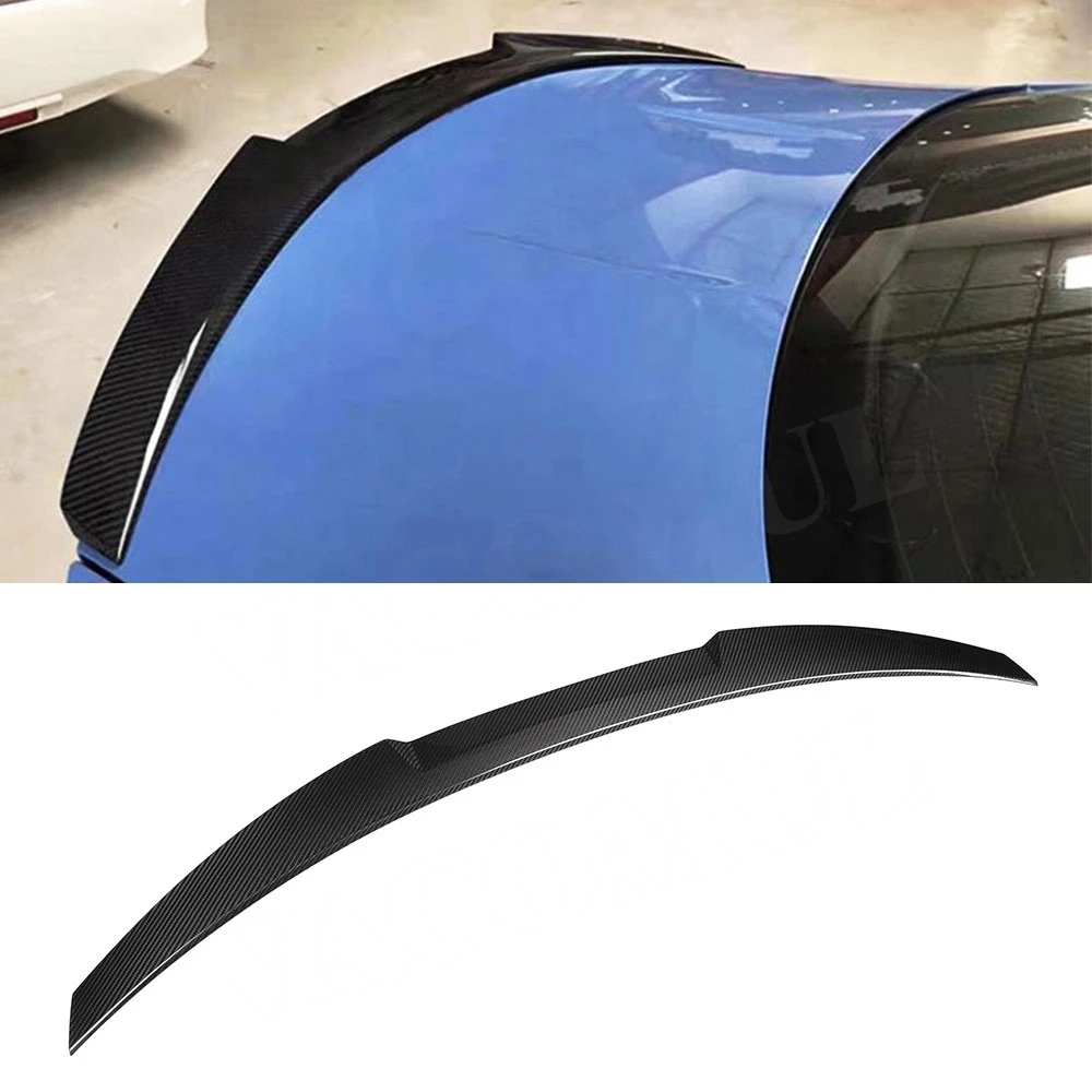 

VACOMUL Carbon fiber Rear Boot spoiler wings For Infiniti Q50 Q50S 2014-2020 Rear Trunk Trim Sticker Deck Spoiler Car Style