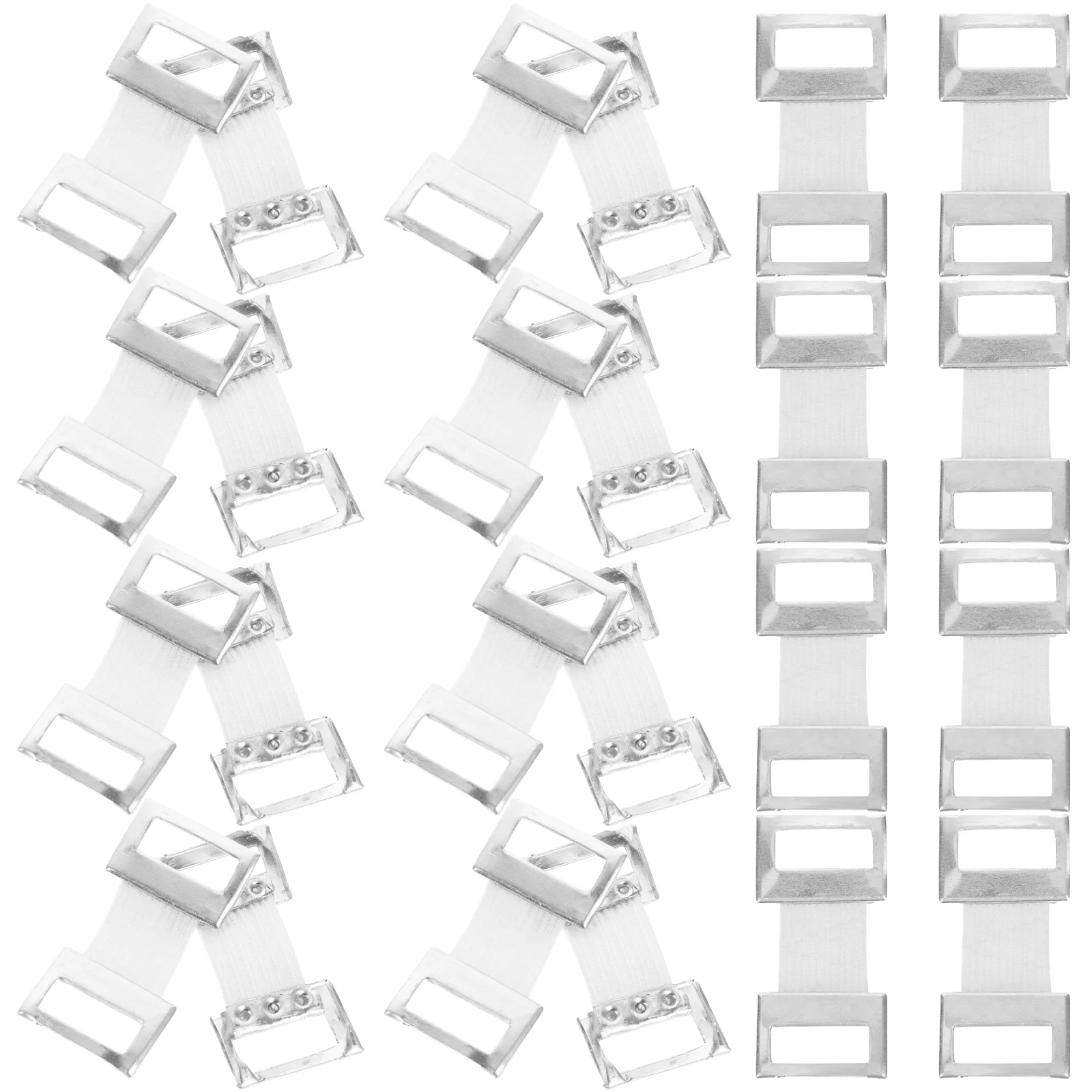 50 Stuks Aluminium Bandage Clips Gesp Klem Elastische Wrap Fastener Voor Verstuikingen Stammen Ondersteuning Compressie Duurzaamheid