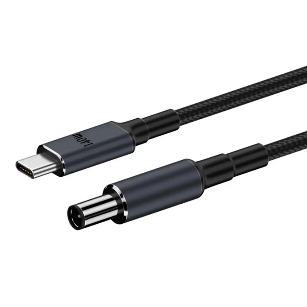 Typ-C PD auf DC-28V 7A Adapterkabel Hohe Stabilität 140W Typ-C Ladekabel Nylongeflecht Galliumnitrid Schnellladekabel