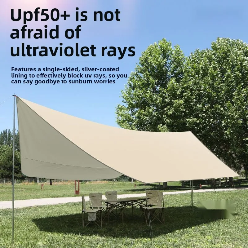 

Outdoor Canopy Tent Thickened Awning Waterproof Sunscreen UV Protection Portable Camping Camping Canopy