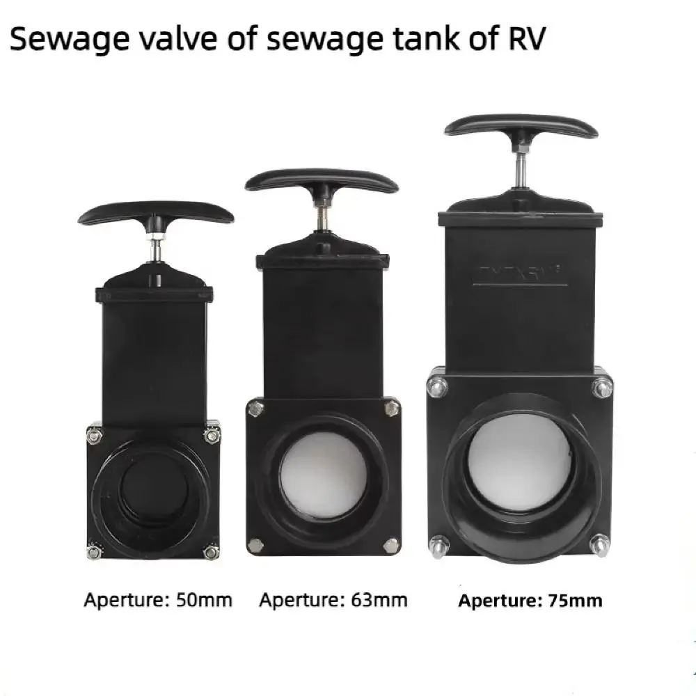 

Plastic Drain Valve Stainless Steel Clean Water Tank RV Modification Accessories Sewage Tank Black Water Tank