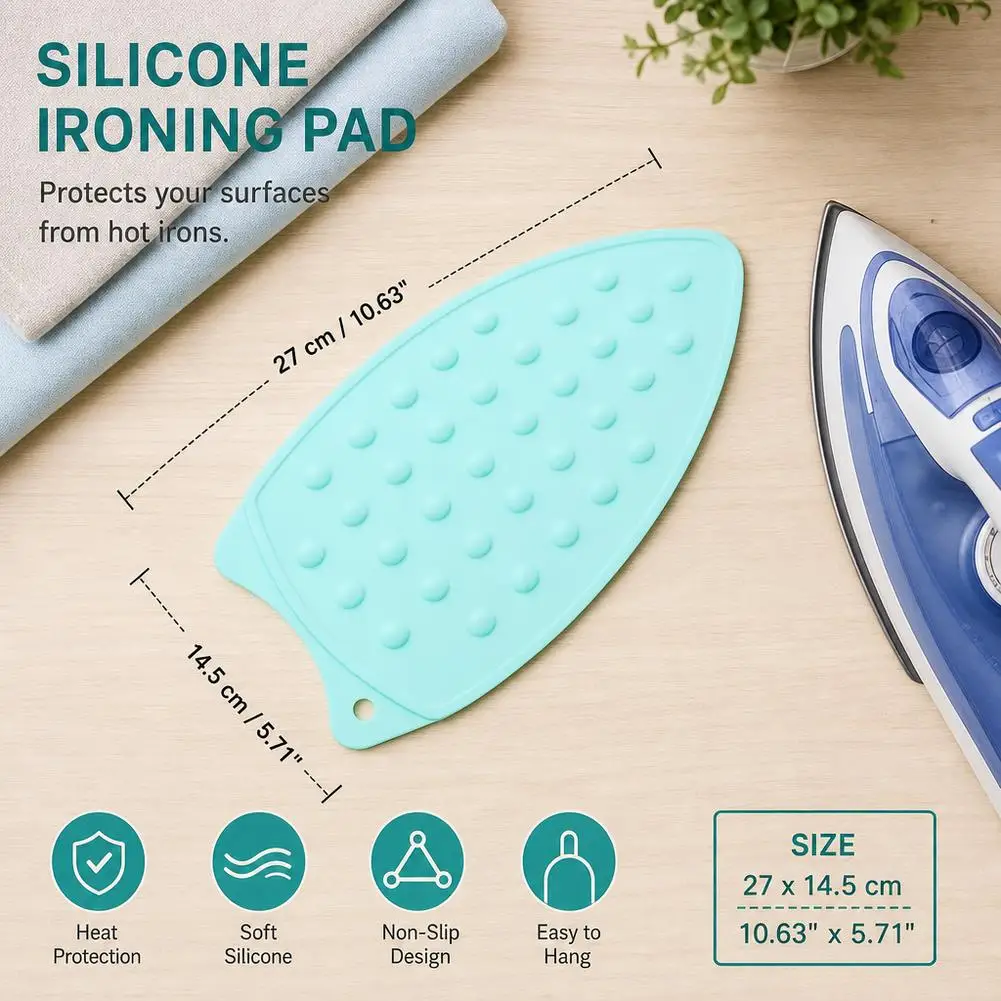 Hot Sale Hot Protection Suspension Design Home Steam Silicone Ironing Cover Rest Pads Iron Pad Ironing Clothes