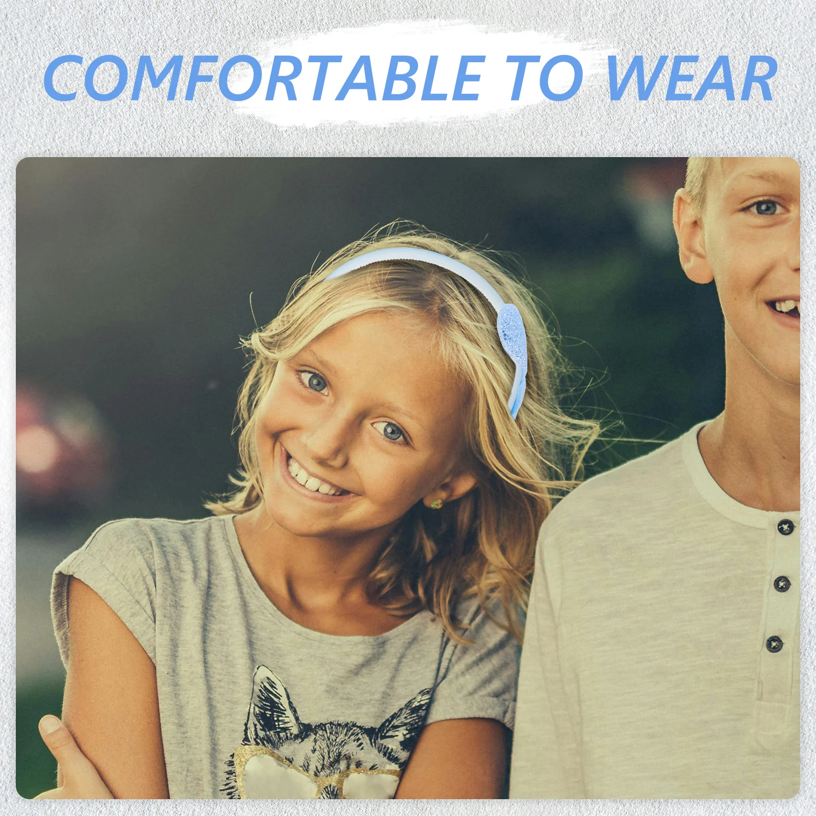 

6Pcs Heart Headband Colorful Gradient Hair Accessories Comfortable Kids Girls Party Daily Wear Headbands Girl Kids Headbands