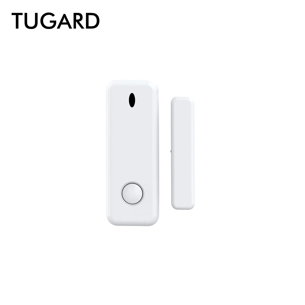 TUGARD-Sensor inalámbrico para puerta y ventana, protección antirrobo de seguridad, adecuado para Tuya, Wifi, Smart Life, sistema de alarmas, 433