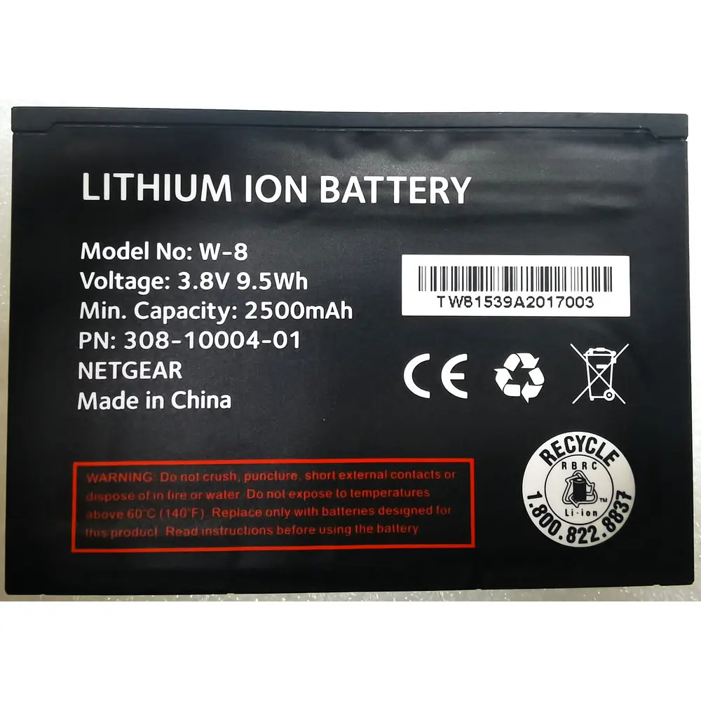 New W-8 Li-Ion Lithium Rechargeable Battery For Netgear Fuse AC779S W-8 Wireless Router