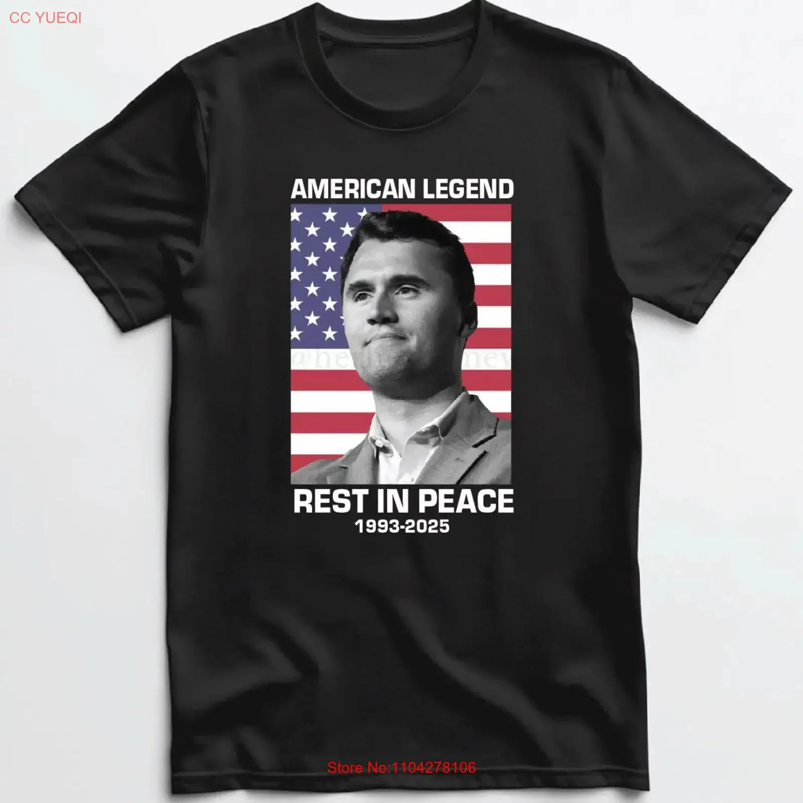 Charlie Kirk American Legend T Shirt New 2025 S 5XL vintage Washed Casual Versatile streetwear Soft fashion homme Unisex