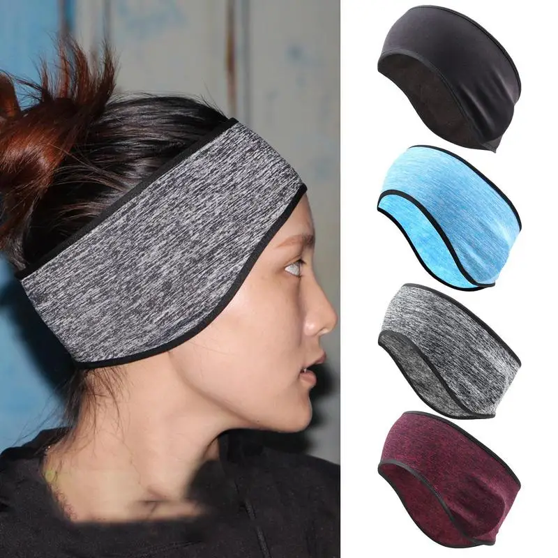 Winter Ear Warmers Moisture Wicking Sweatband Stretchy Running Gear Cold Weather Keep warm Headband Ear Warmer for Men & Women