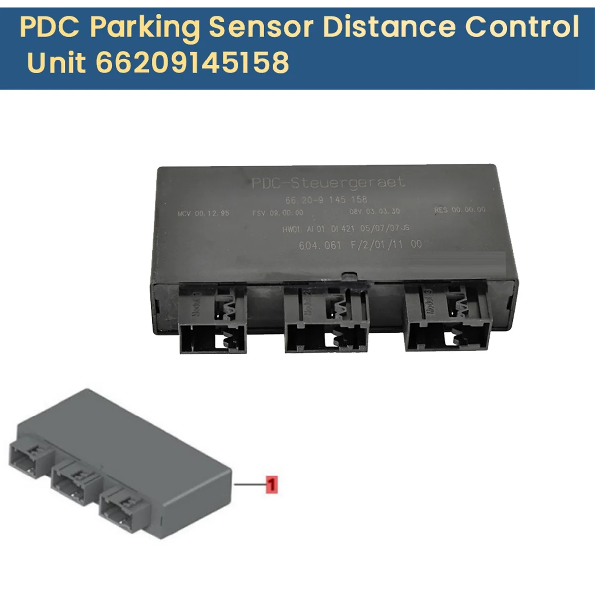 #69G (Black)Car PDC Parking Sensor Distance Control Unit for BMW Module,Automotive Parts & Accessories - view 3