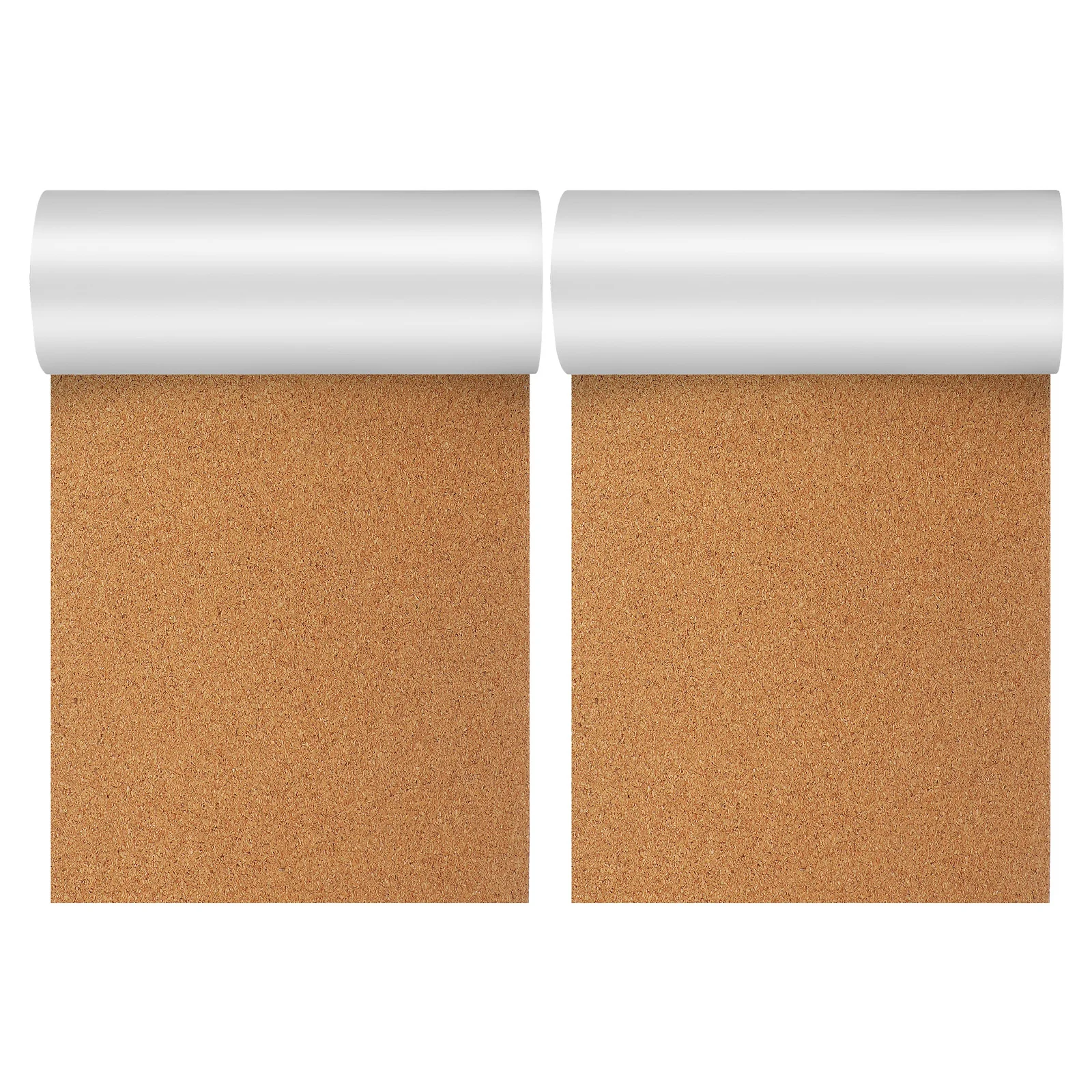 

2 Rolls Cork Pads with Adhesive Back Self Boards for Wall Backing Bulletin Notice Peel and Stick