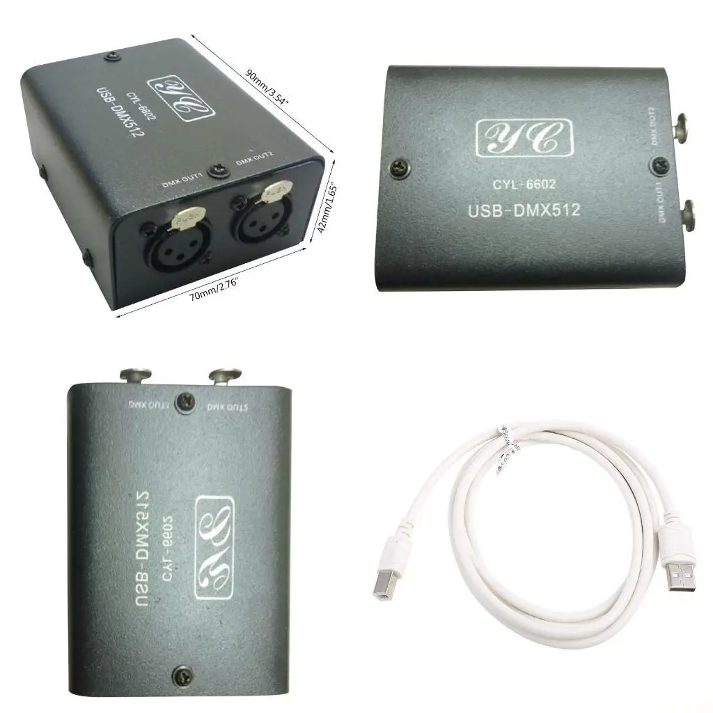 B03F 512-Channel USB to DMX512 LED light DMX-Stage Lighting Controller Daslight for Win98SE Win2000 WinXP for Windows Vi