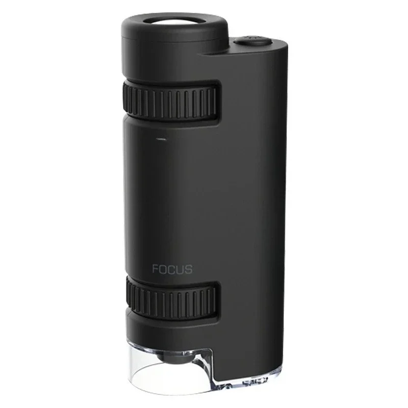 Portable Microscope 60X-120X Children's Interest Cultivation Handheld Scientific Observation Biological Optics