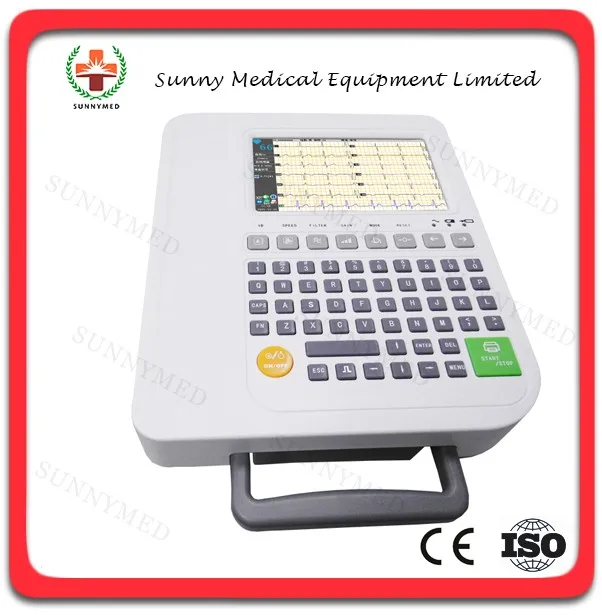 SY-H022 Ecg 12 channel machine for Surgical operating room Medical 4.3.9 12 channel ecg machine price