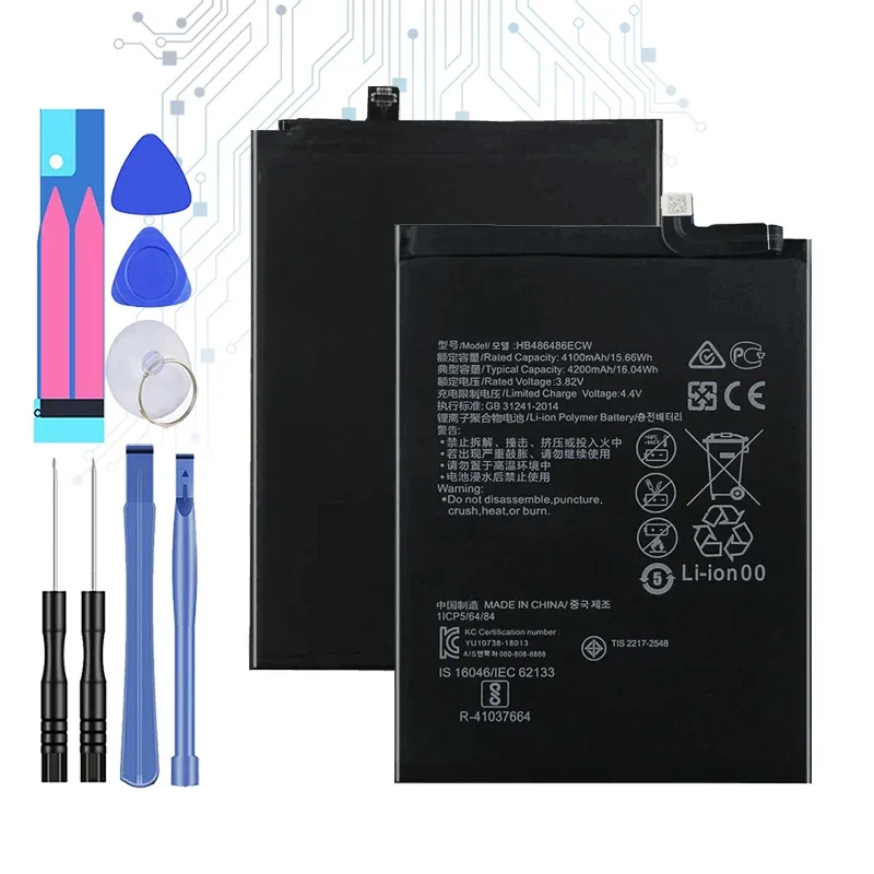 

Durable and Efficient 4200mAh Mobile Phone Battery For Huawei P30 Pro Mate20 Pro Mate 20 Pro
