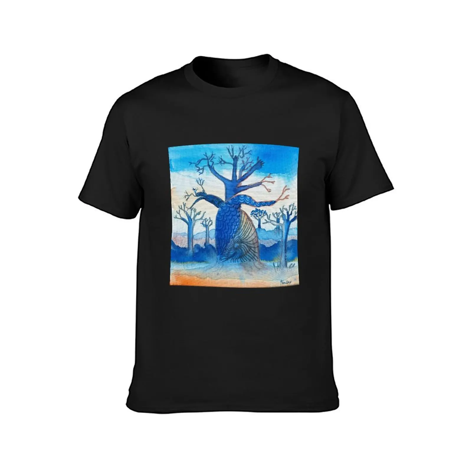 blue baobab in love T-Shirt cute clothes boys whites aesthetic clothes mens graphic t-shirts funny