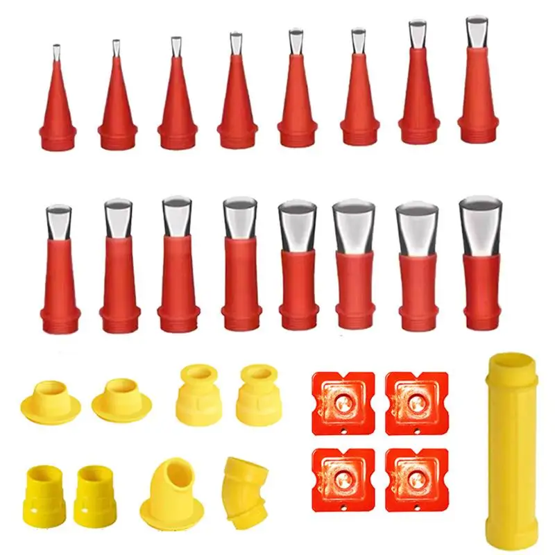 

Rubber Nozzle Tool Kit Integrated Duckbill Structure High Strength Integrated Cartridge Tips Multifunctional Caulking Supplies