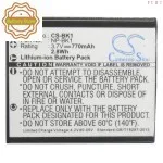CS Replacement Battery for Sony CyberShot DSC-S750,CyberShot DSC-S780,CyberShot DSC-S950,CyberShot  PN:NP-BK1 770mAh / 2.85Wh