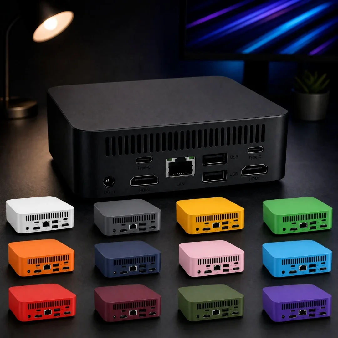 Energy Saving Compact Intel N150 Mini Desktop Computer Windows11 16GB RAM 1TB/2TB SSD WiFi6 BT5.2 4K Mini PC Host for Daily Use
