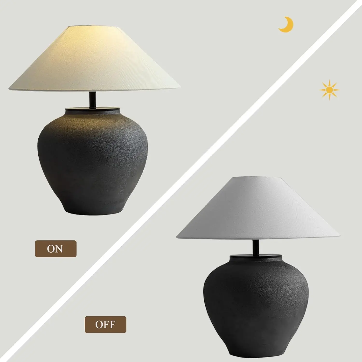 Vintage Ceramic LED Floor Lamps Retro Bedroom Table Stand lamps Living Room Bedside Floor Lights