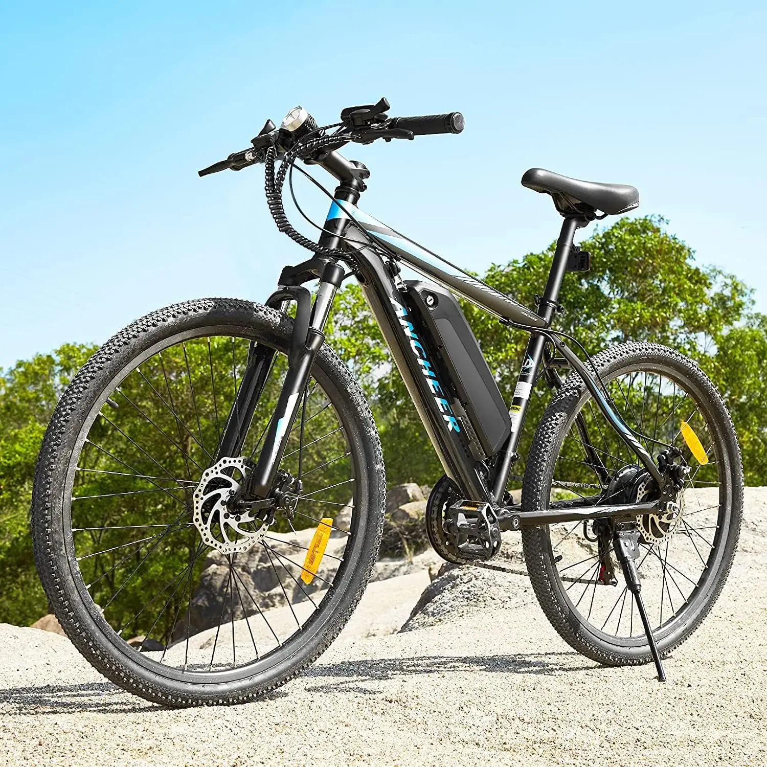 Electric Mountain Bike 26 Inch 19.8MPH 48V 374Wh Battery 7/21 Speed UL2849 Compliant Adults Outdoor Cycling, Customized