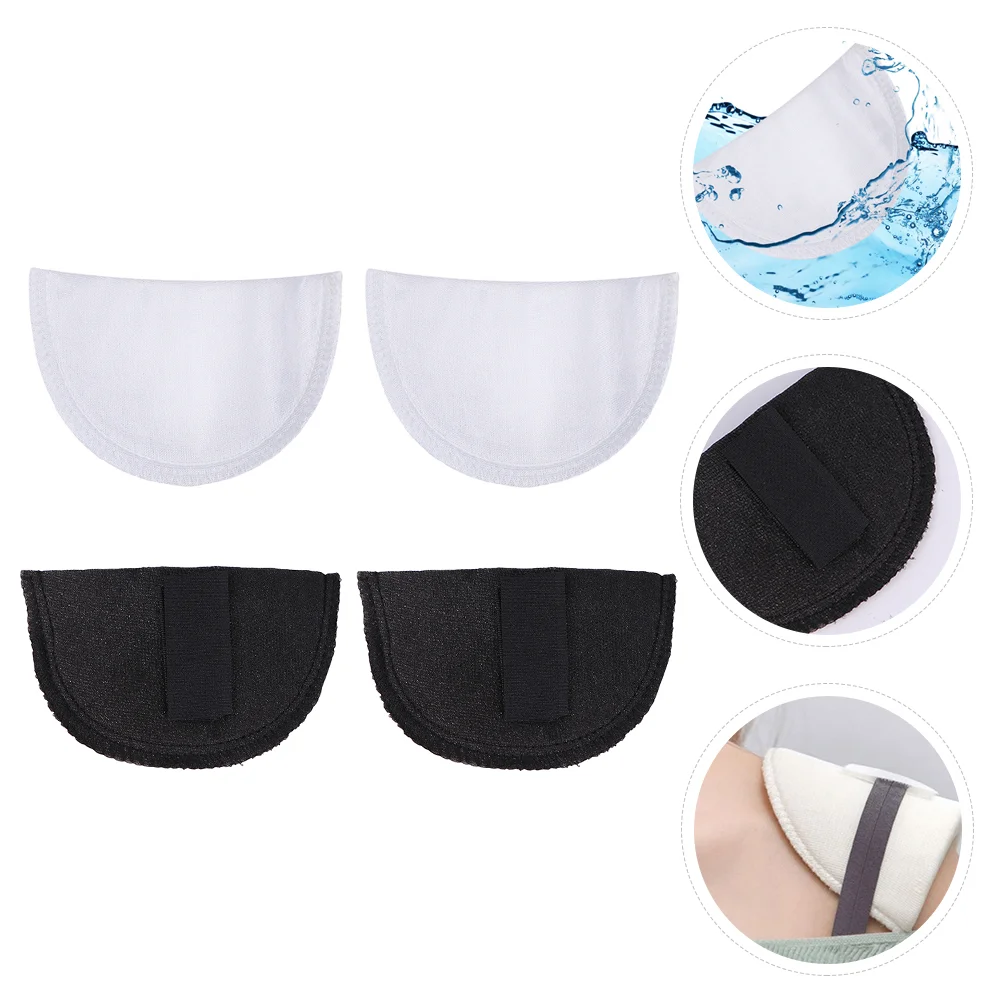 

2 Pairs Invisible Shoulder Pads Self-adhesive Sponge Enhancer Shirt Miss White Jackets for Women Dressy