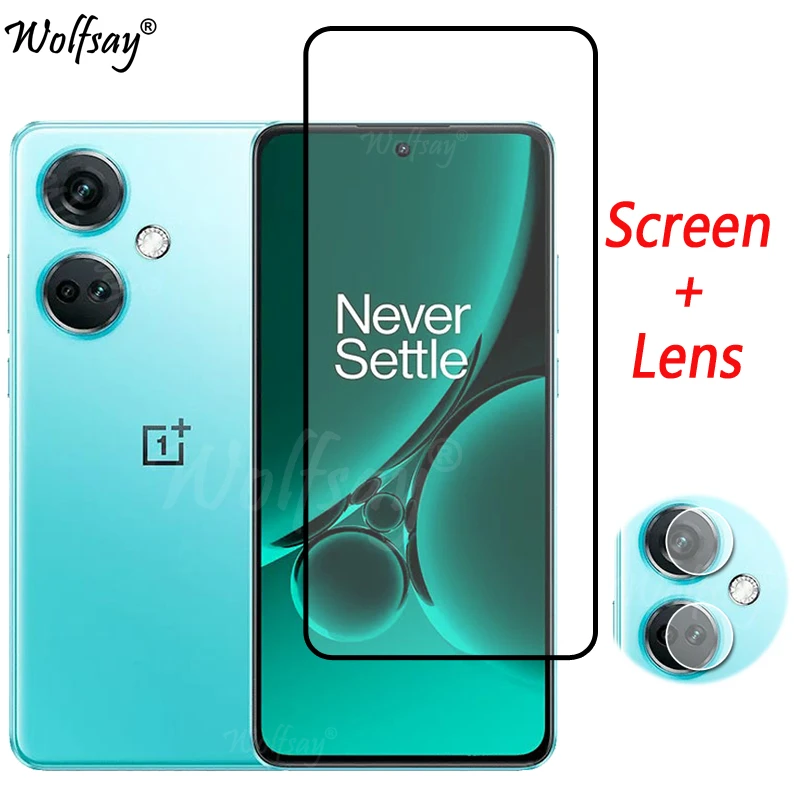 Full Cover Tempered Glass For OnePlus Nord CE 3 5G Screen Protector OnePlus Nord CE3 5G Camera Glass For OnePlus Nord CE 3 Glass