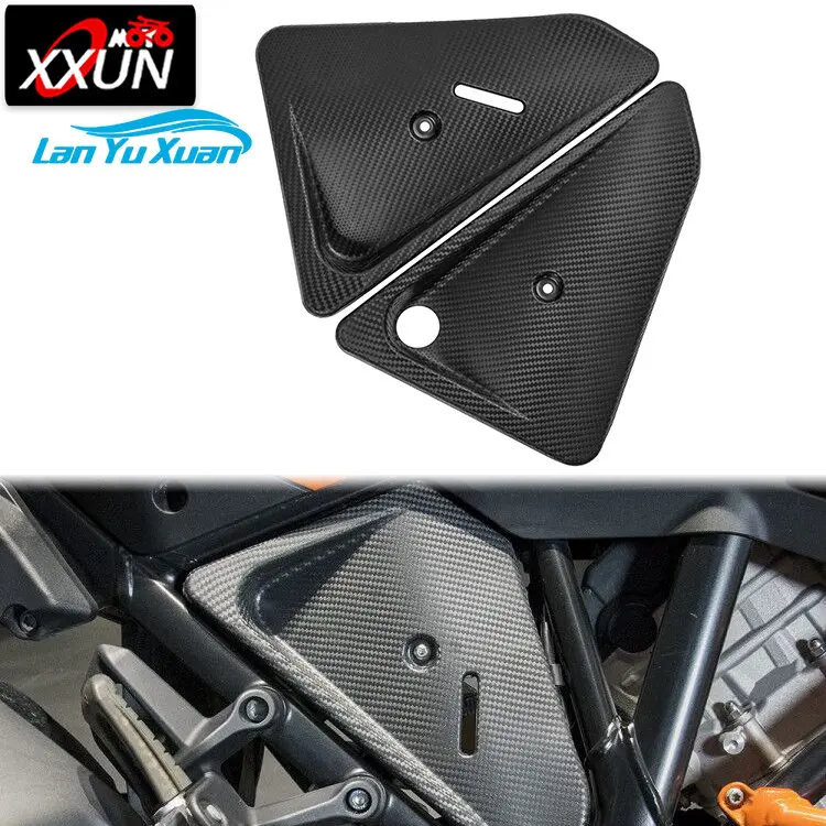 

XXUN Motorcycle Radiator Side Cover Frame Panels Protector for 1090 1050 1190 1290 Adv Super Adventure R S T ADV 2013-2019