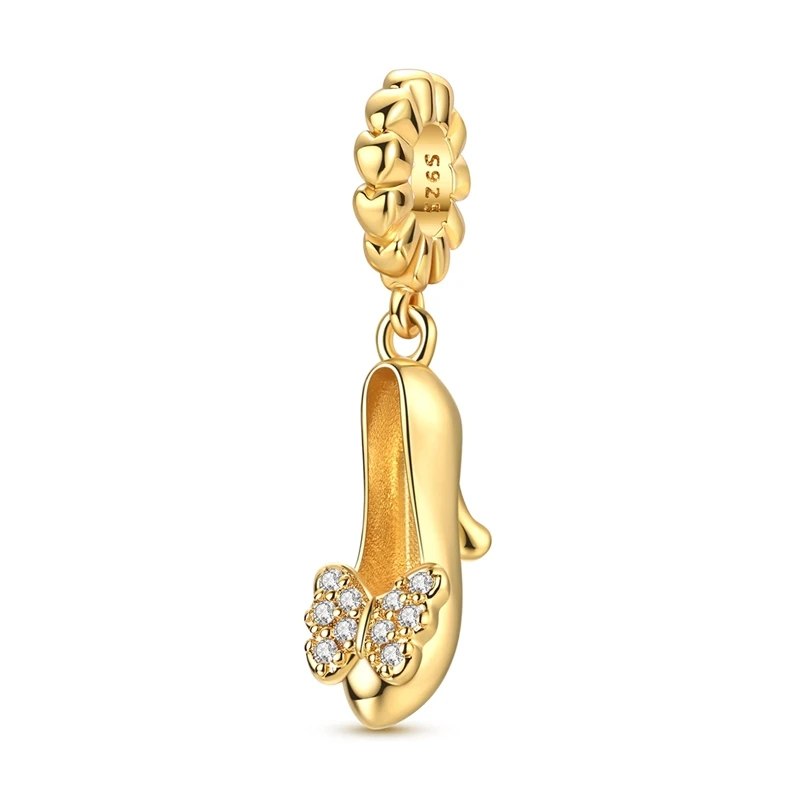 Goud Originele Charm Bead 925 Sterling Zilver Luipaard Kruis Hond Bot Aarde Vliegtuig Charm Fit Armbanden Hanger Vrouwen DIY Sieraden