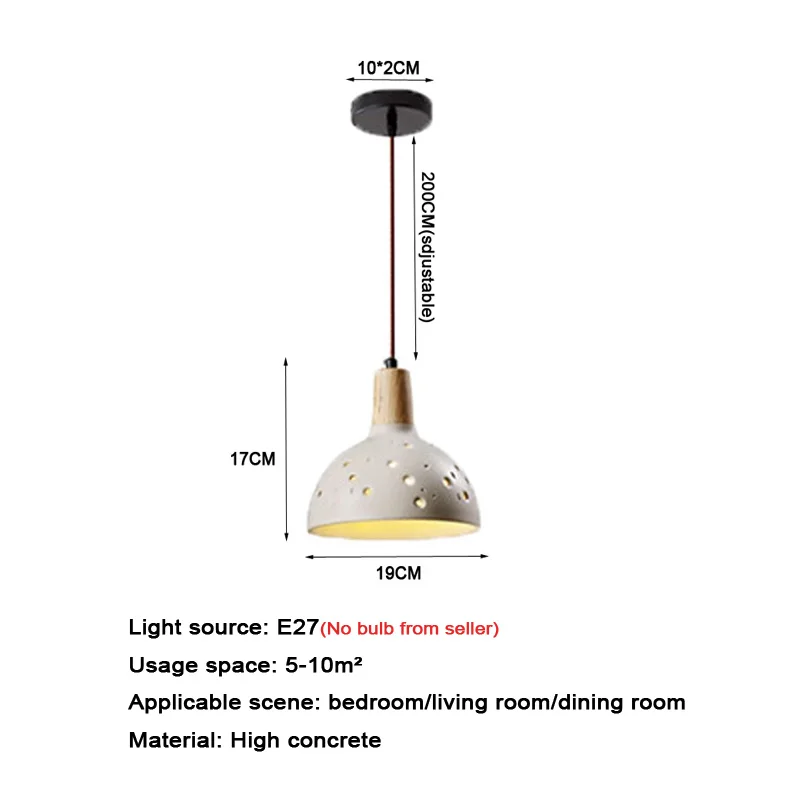 Literary Garden Small Fresh Log Restaurant Design Sense Homestaybar Clothing Microcement Bedroom Bedside Chandelier