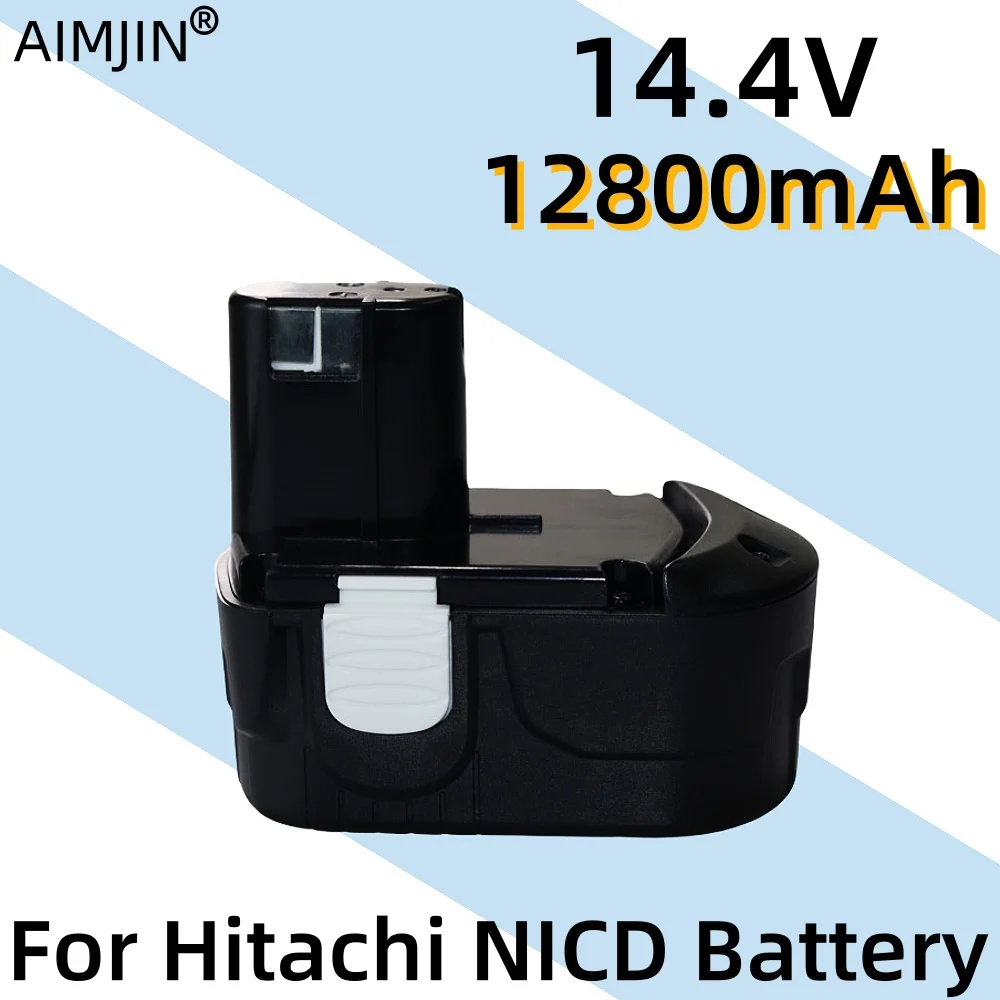 

14.4V NI-CD 12.8Ah Rechargeable Battery For Hitachi EB1414S EB1414 EB1424 EB14B EB1412S EB14S DS14DL DV14D Cordless drill