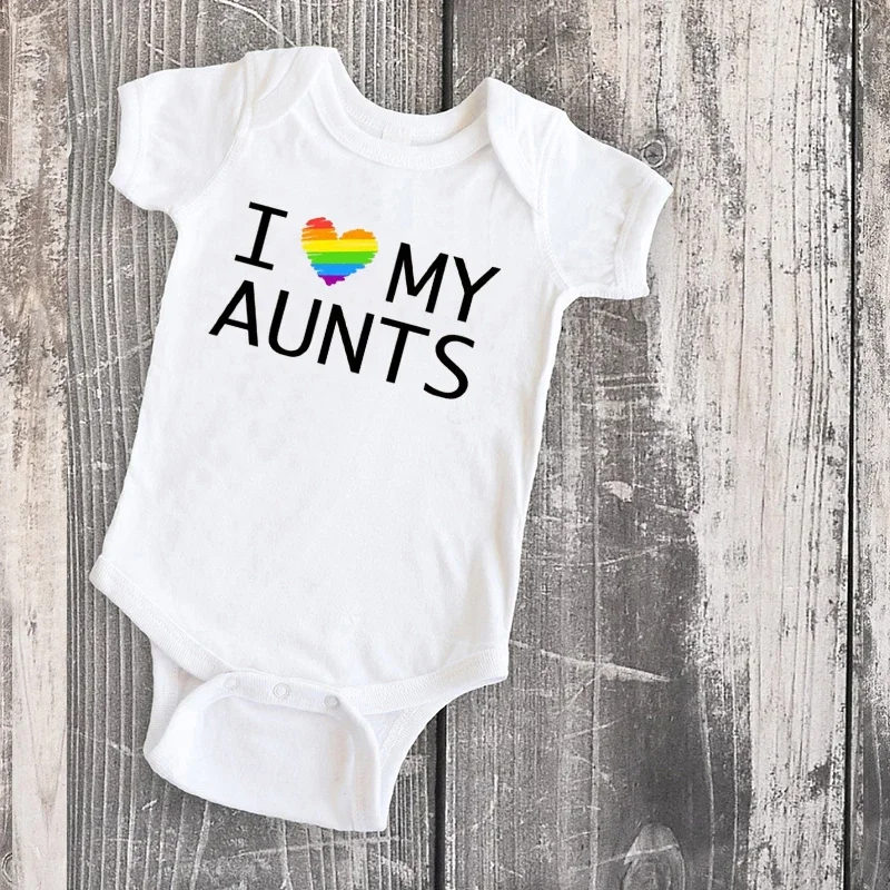

I Love My Aunts Onesies Aunt's Best Friend New Born Baby Items Aunts Baby Boy Print Bodysuit m