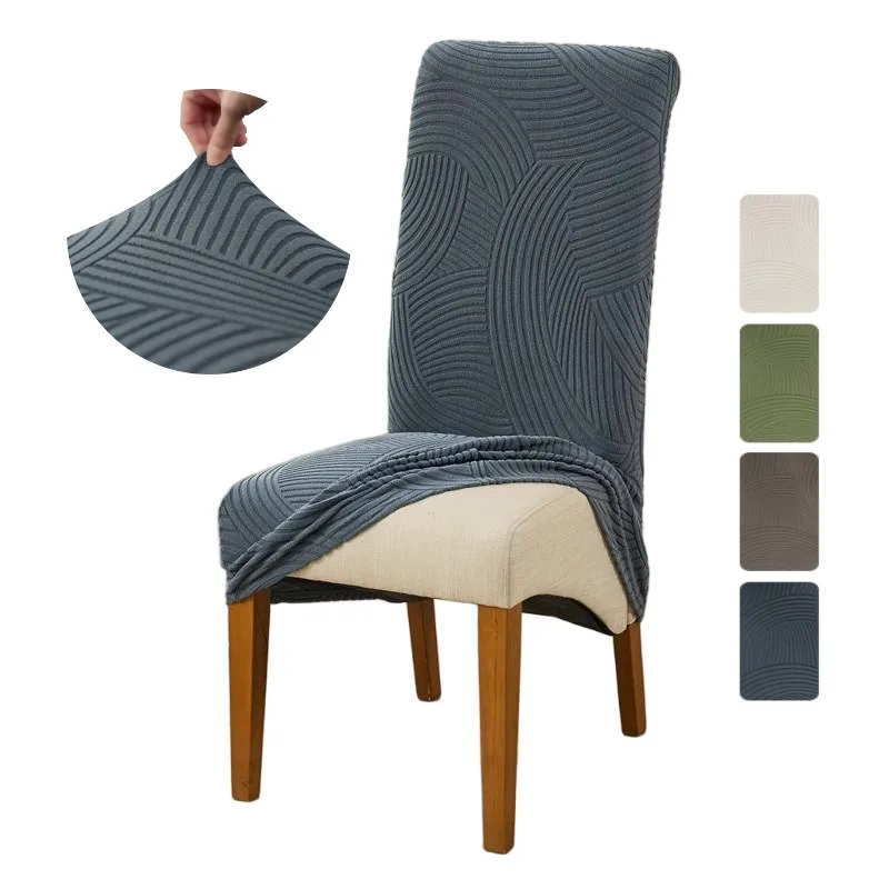 1/2/4/6 قطعة مرونة XL حجم غطاء كرسي تمتد الطعام كرسي أغطية مكافحة القذرة مقعد يغطي مأدبة الزفاف Housse دي تشيس