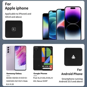 Kablolu kablosuz apple carplay, mini kutu adaptörü, wi-fi, bluetooth, tak ve çalıştır-araba ve aı-box-toyota, audi, honda, kia için usb'yi otomatik bağla Toyota'nın kıyafetlerinin 6 büyük satışı - №5