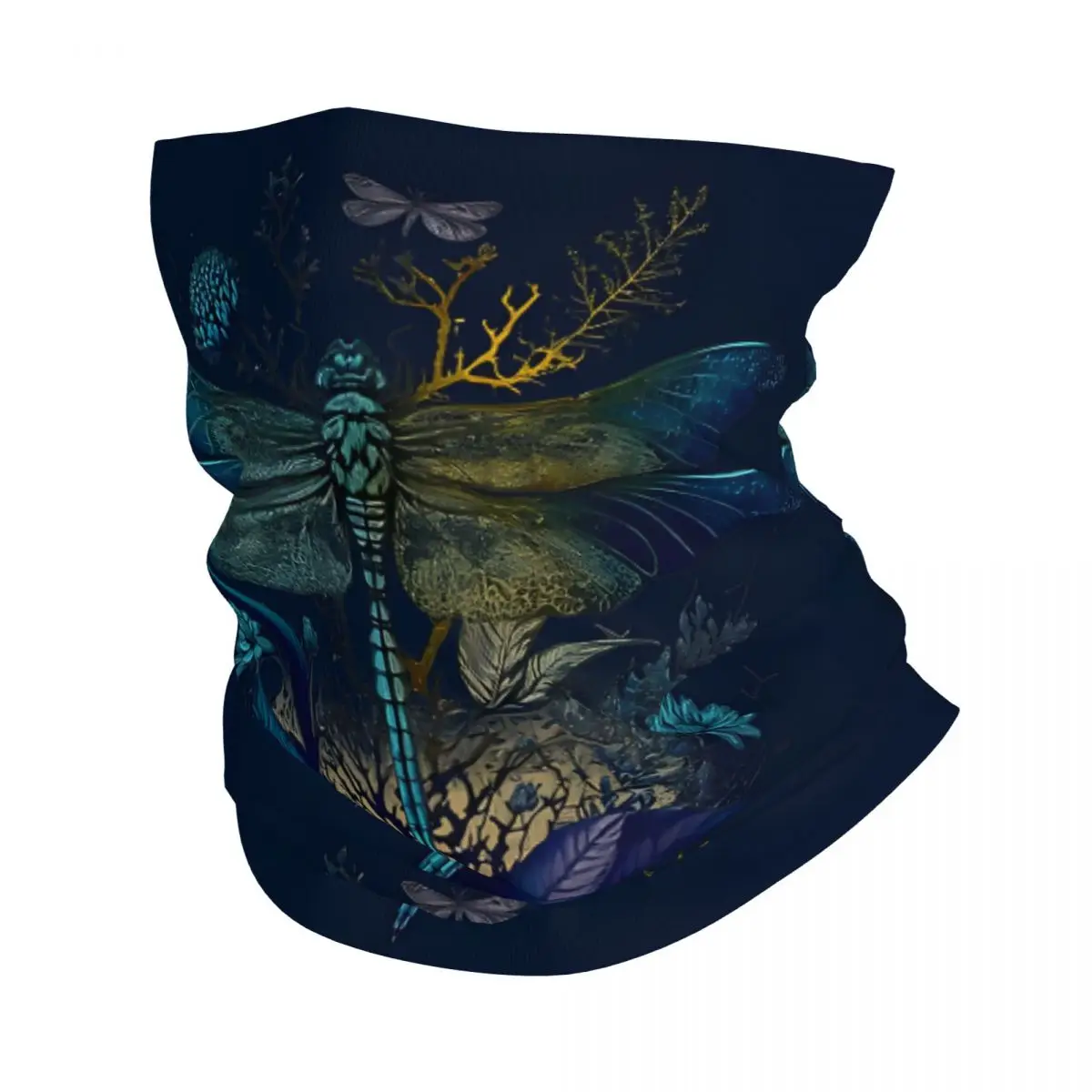 Dragonfly Mystical Nature Headband Neck Warmer Men Ski Running Tube Scarf Medical Nurse Face Bandana Gaiter