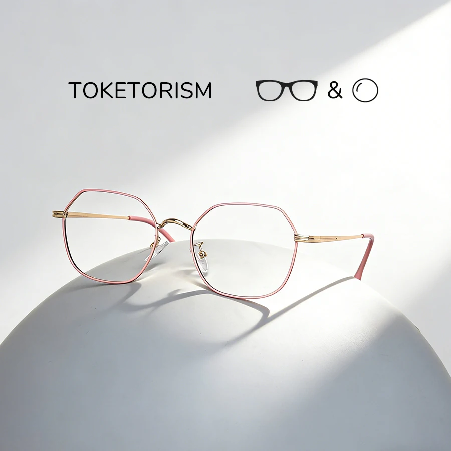 

Toketorism Small Frame Prescription Glasses For Women Optical Eyeglass Frames For Men Progressive Lenses