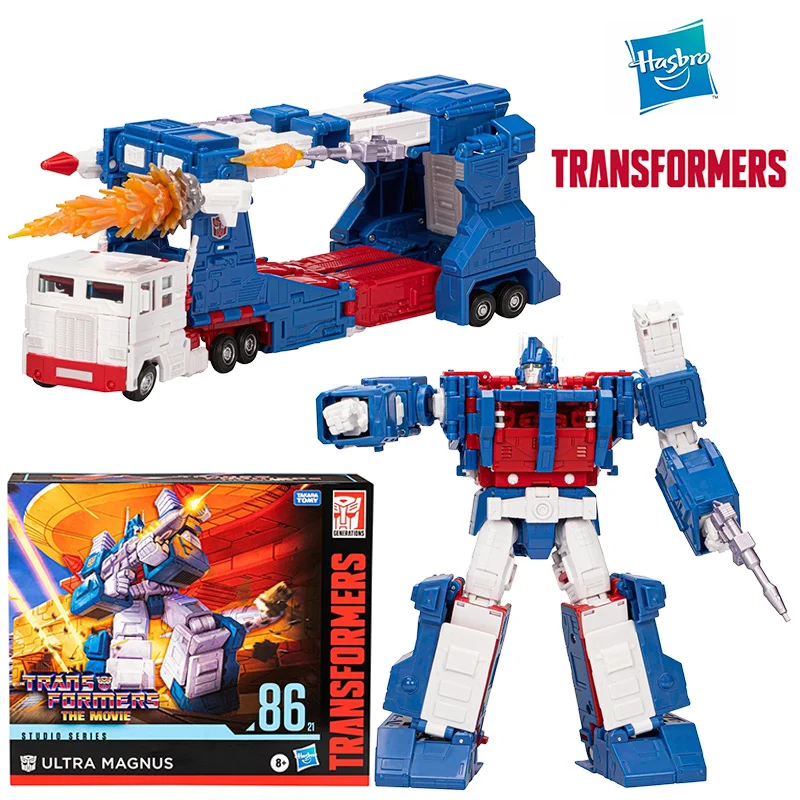 Hasbro Transformers Studio Series SS86 21 Ultra Magnus 25Cm Leader Class Anime Original Action Figure Model Toy Gift Collection